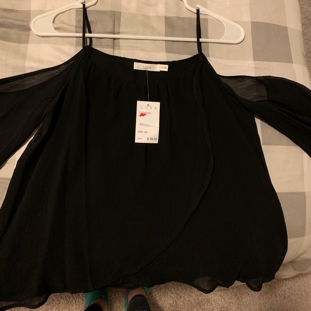 Lush Open Shoulder Top